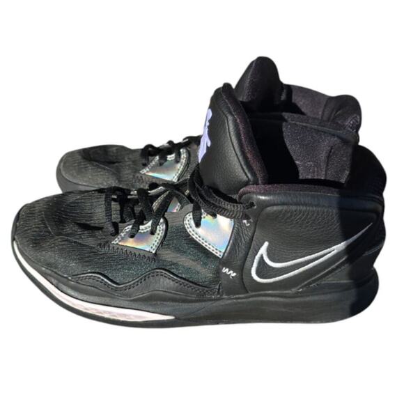Nike Kyrie Infinity 8 Black Metallic Silver CZ0204-005 Size 6 Basketball School - Picture 8 of 8